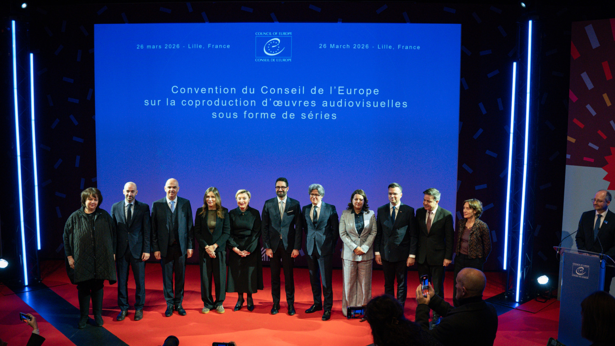 Un premier accord de coproduction pour les séries